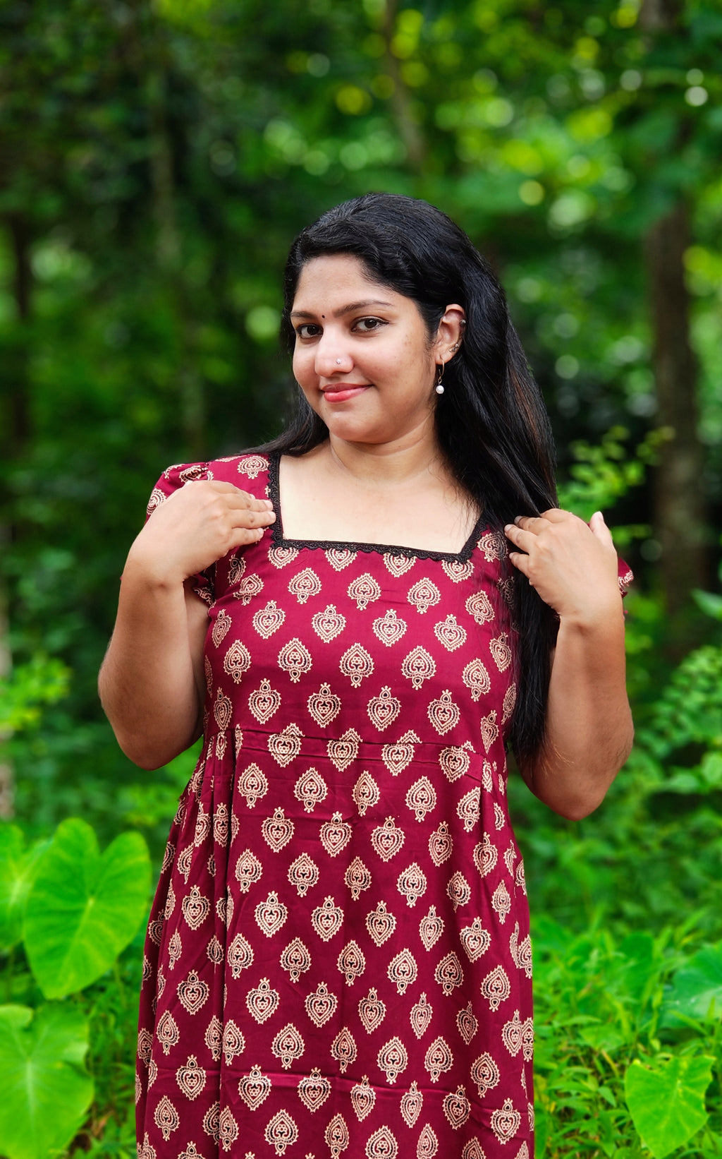 Cotton Frock Nighty [FN26422-424]