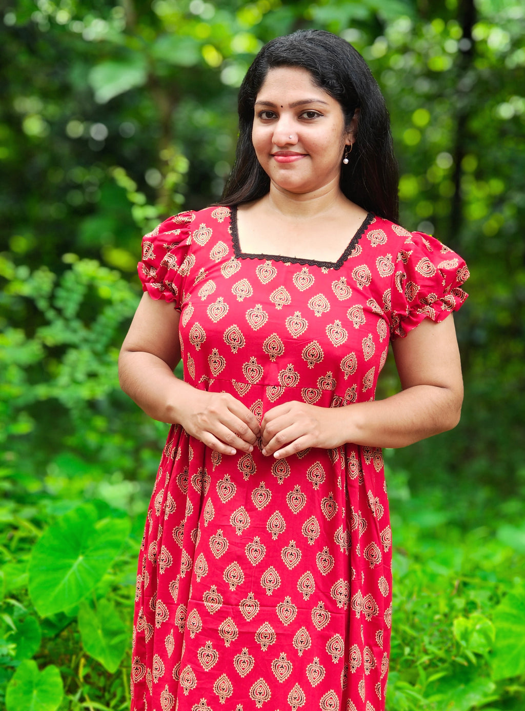 Cotton Frock Nighty [FN26422-424]