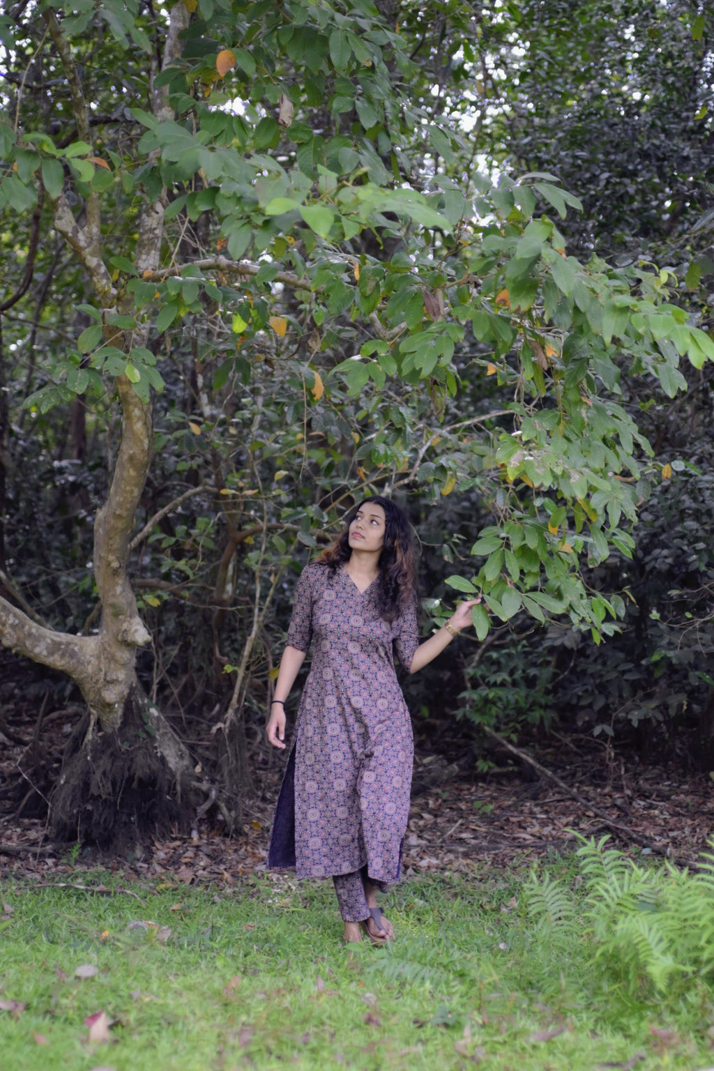 Cotton co-od set [KU0001](Free Ship)