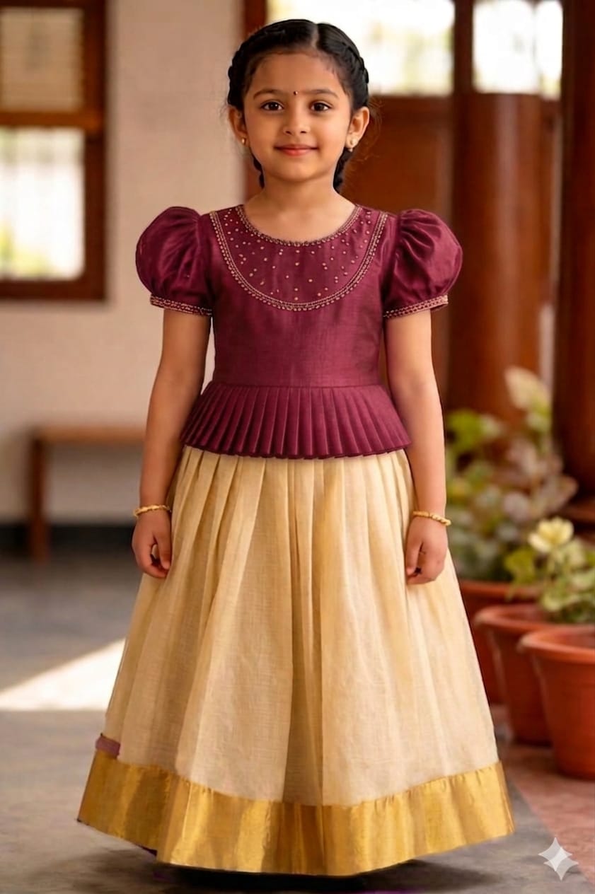 Girls Top & Skirt
