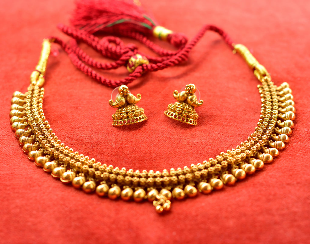 Traditional Necklace & Earrings Combo Set [VFNE5001](Free Ship)