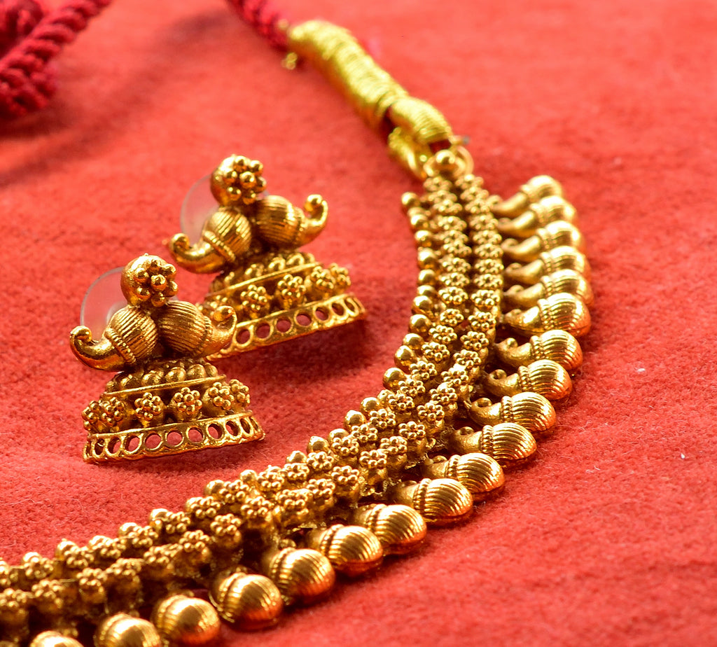 Traditional Necklace & Earrings Combo Set [VFNE5001](Free Ship)