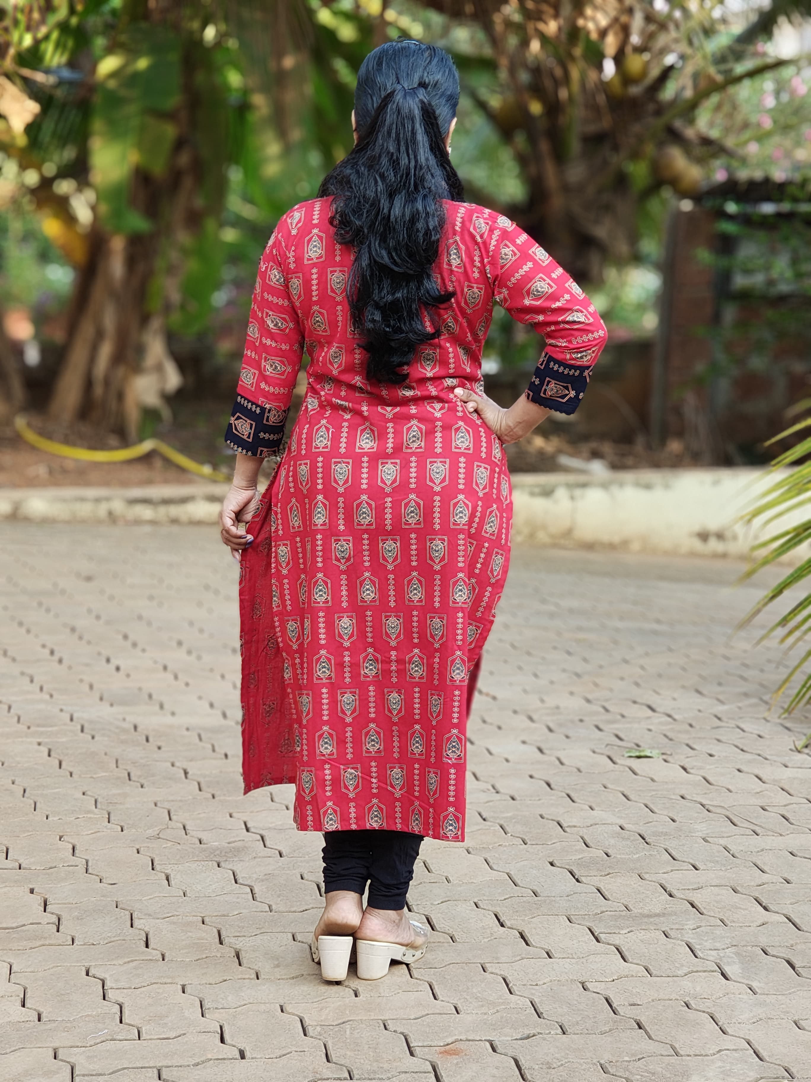 Ajrakh Kurti [KU26009]