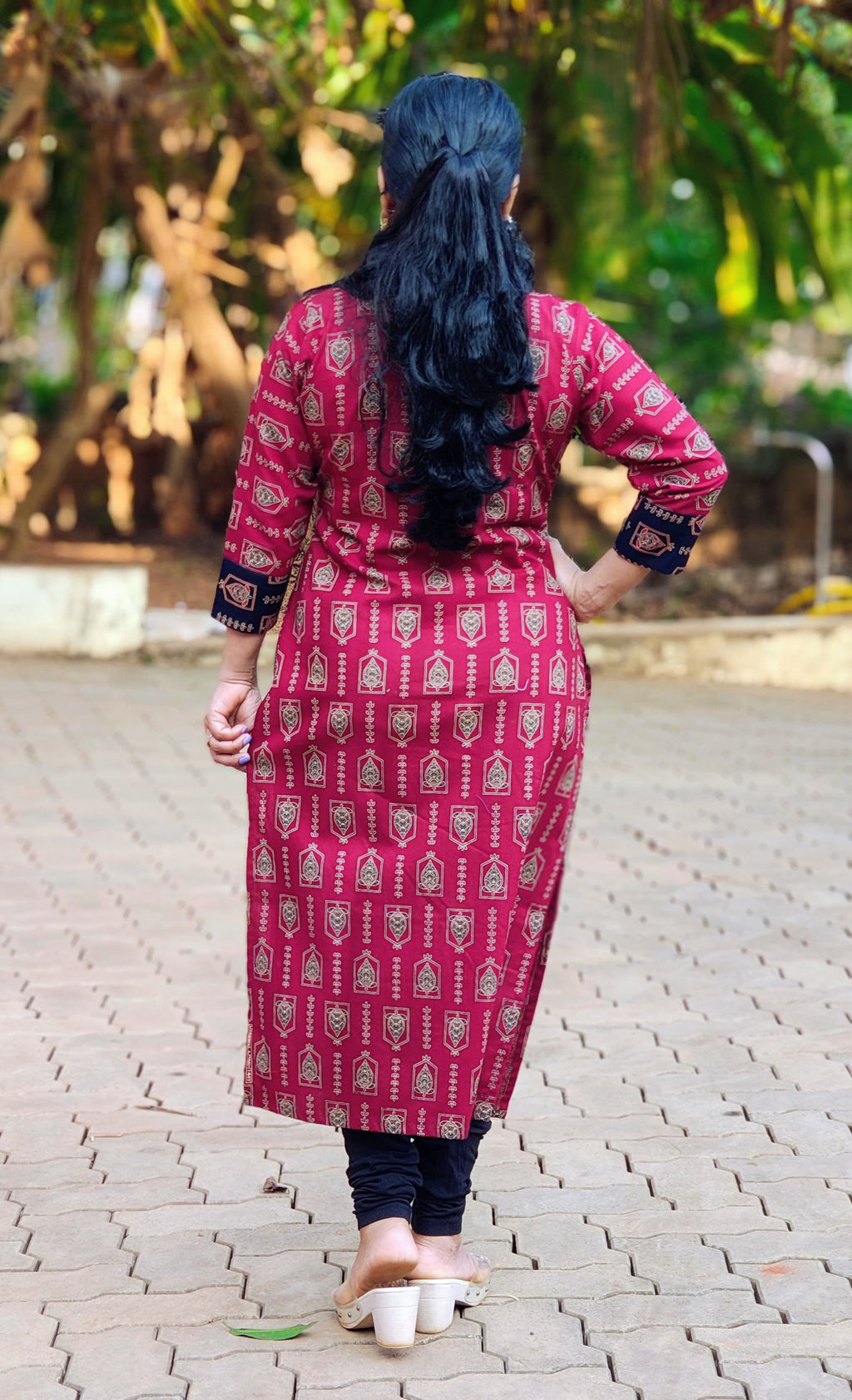 Ajrakh Kurti [KU26009]