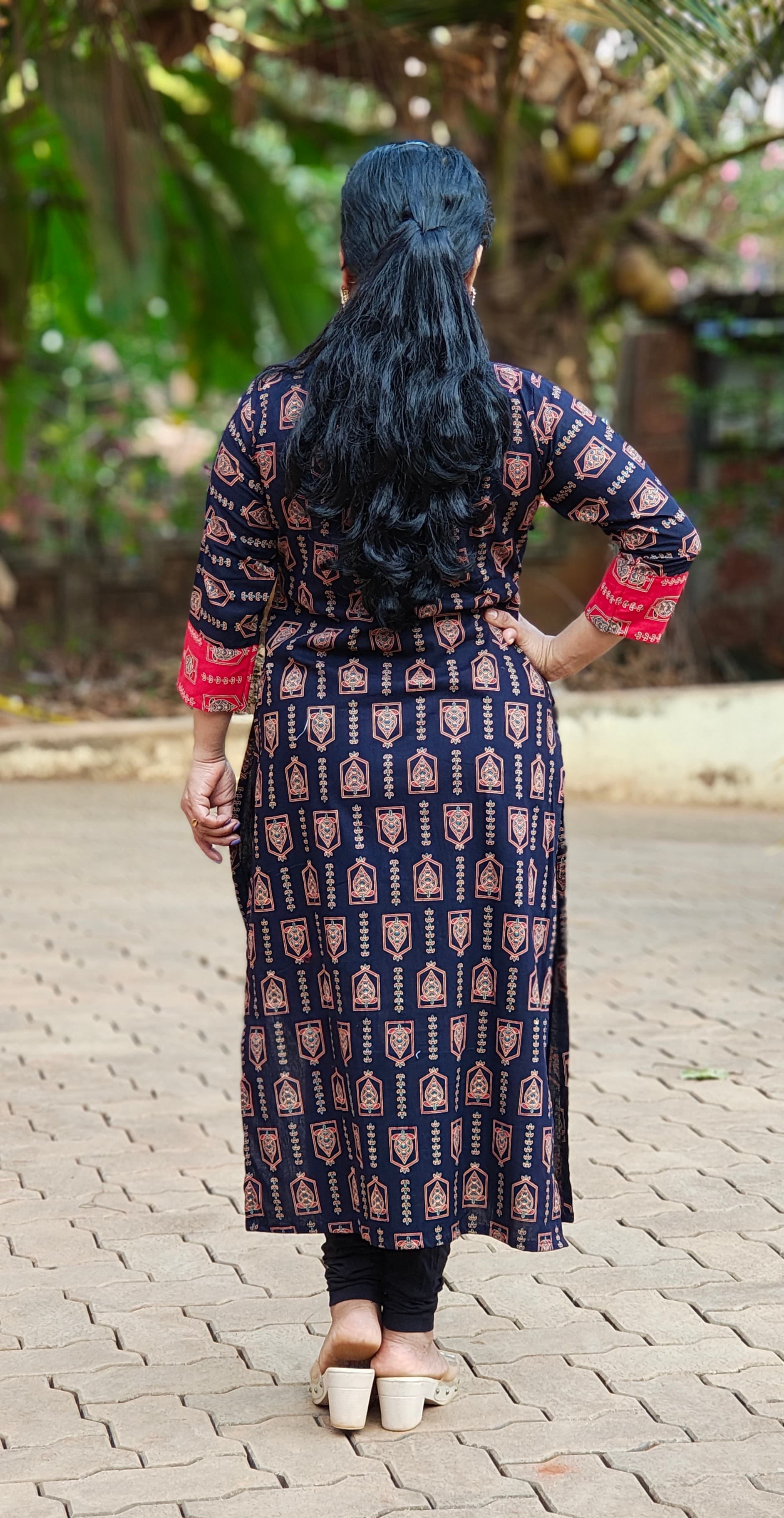 Ajrakh Kurti [KU26009]