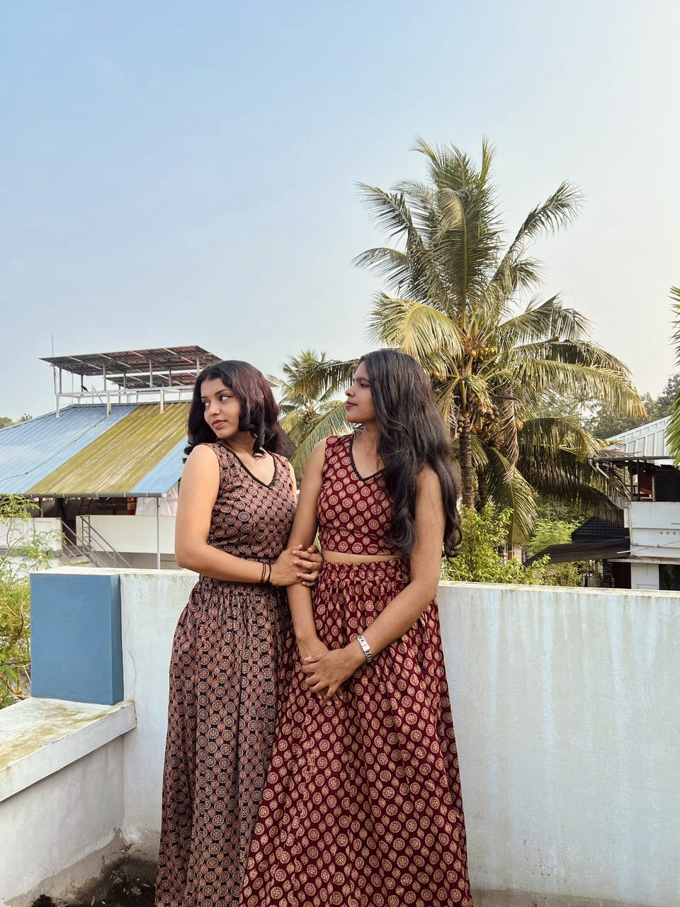 Umbrella Skirt and Trendy Sleeveless Top (Free Ship)