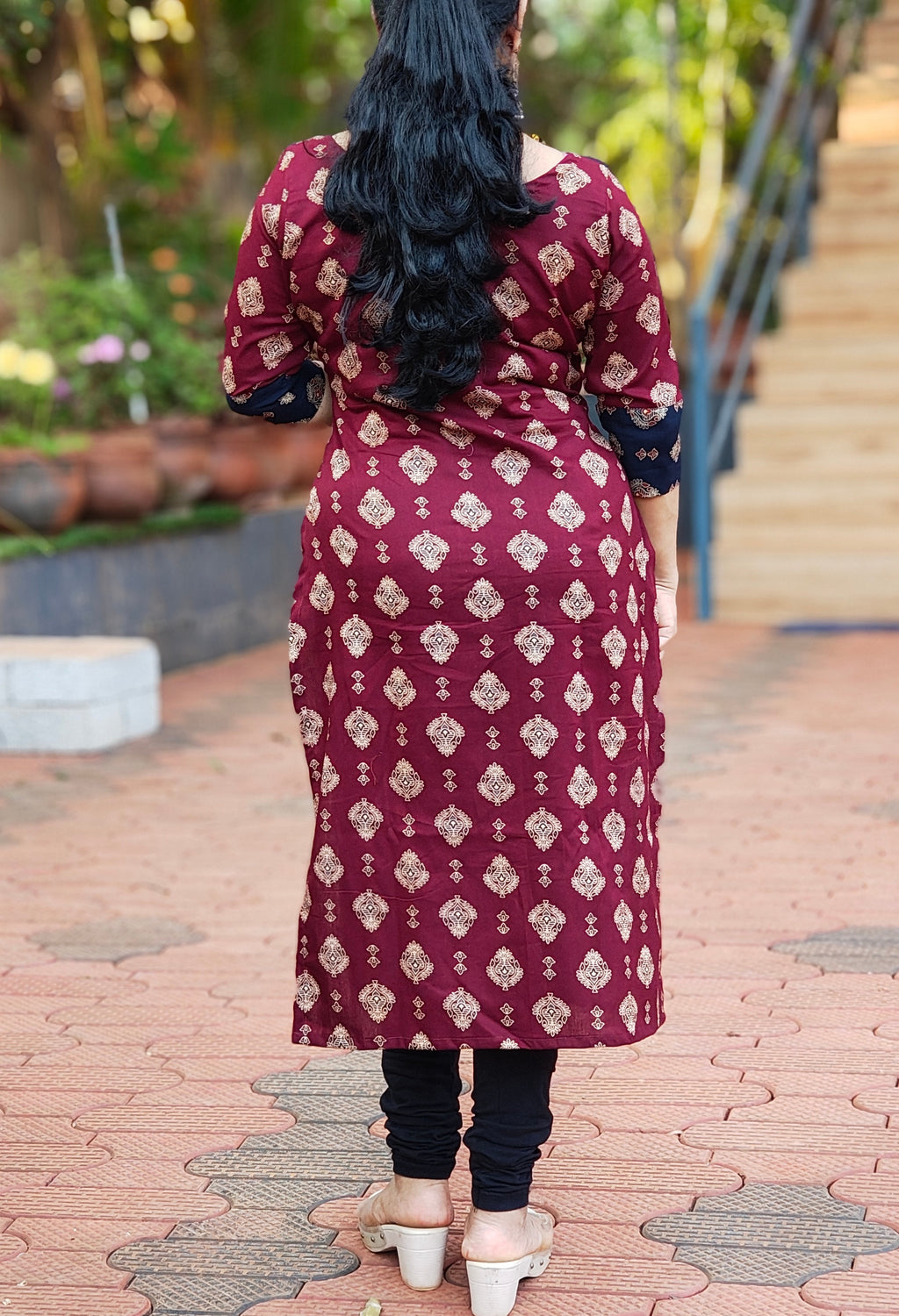 Ajrakh Kurti [KU25008]