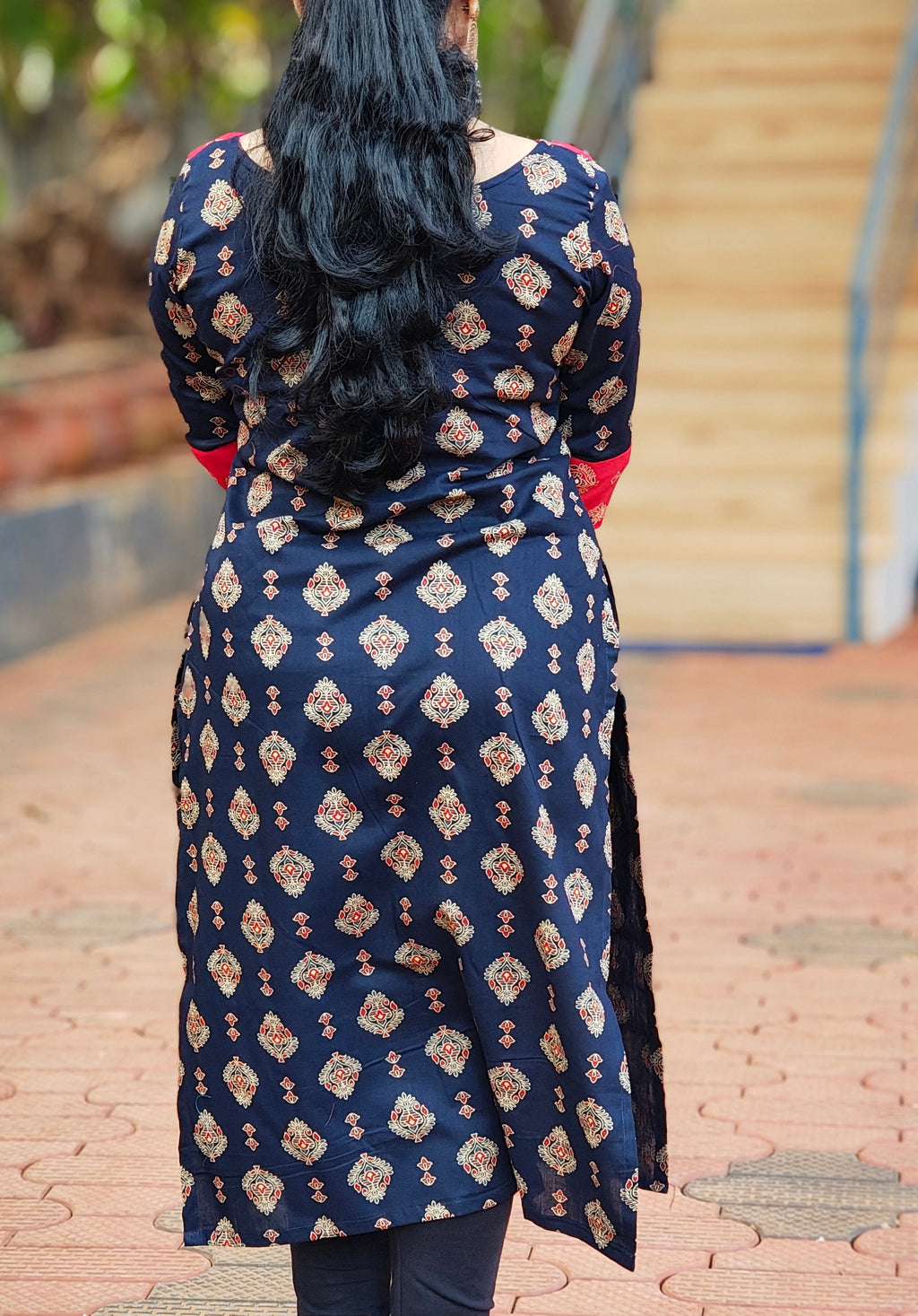 Ajrakh Kurti [KU25008]