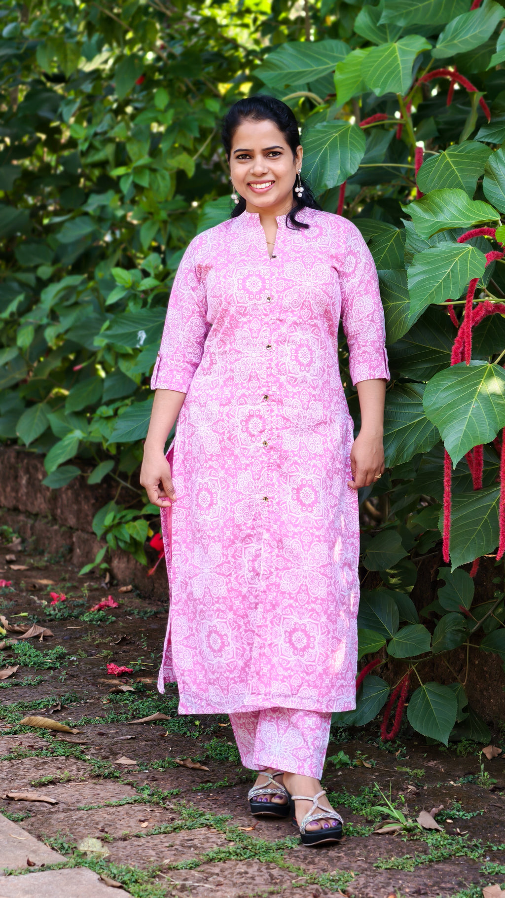 Cotton co-od set [KU25008](Free Ship)