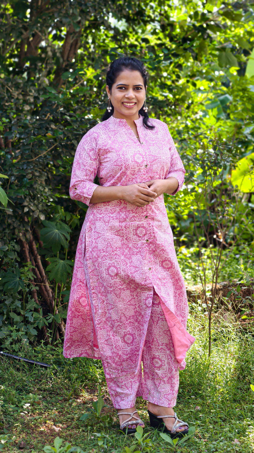 Cotton co-od set [KU25008](Free Ship)