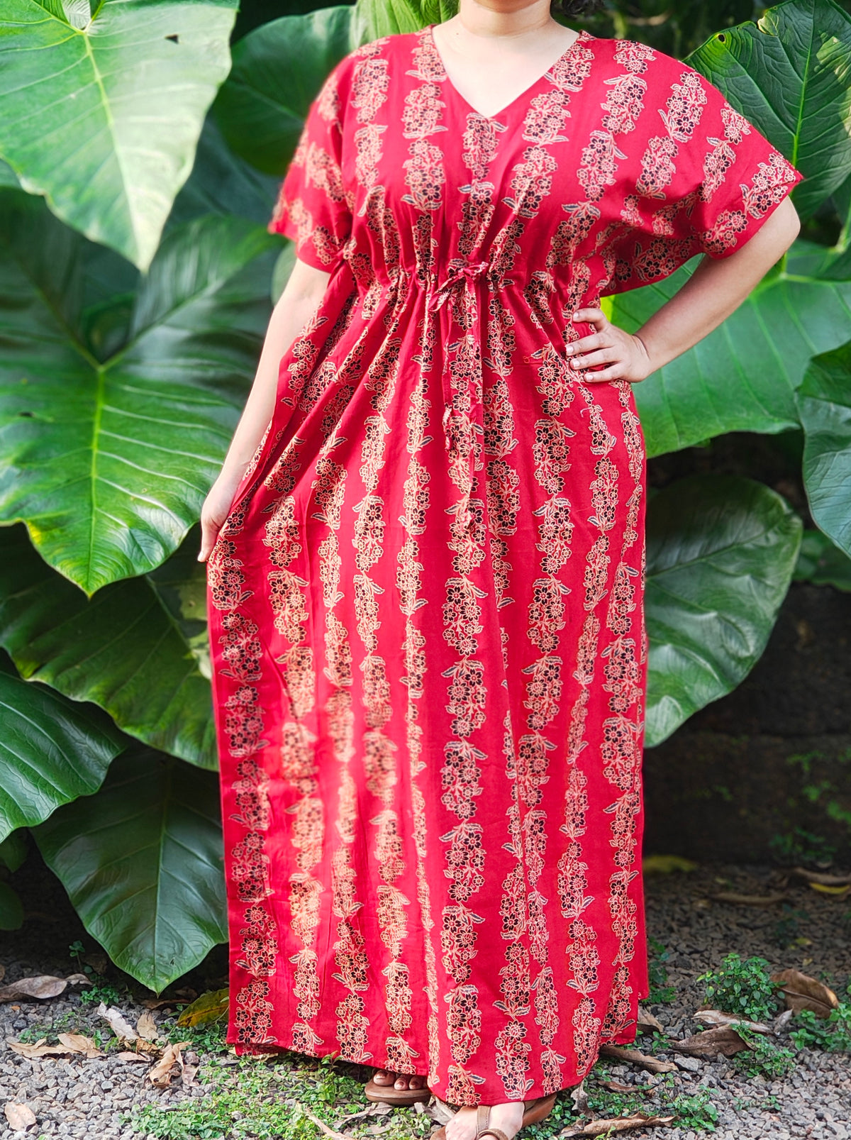 Ajrakh Kaftan Nighty [KF26019-21]