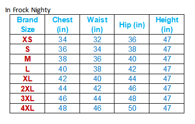 Frock Nighty [FN25131-135]