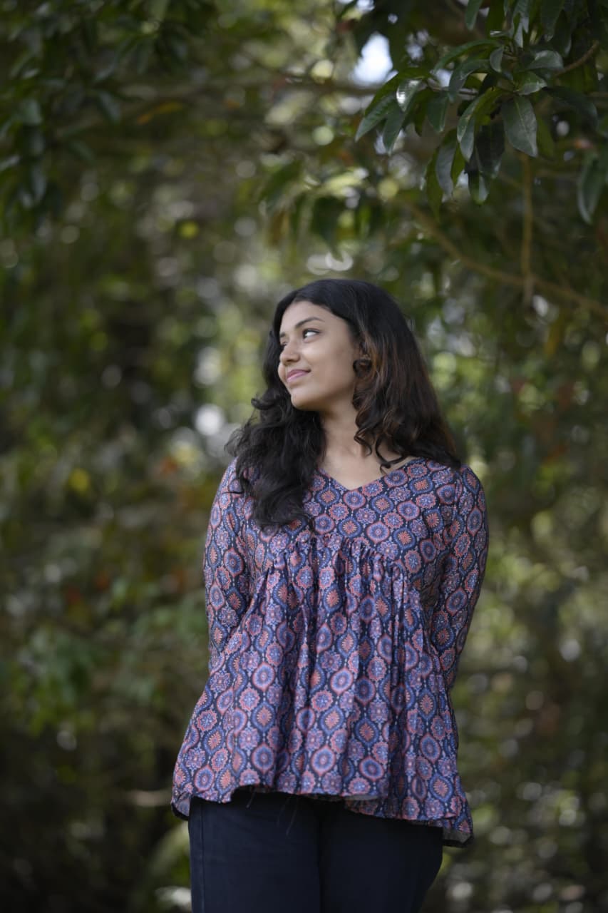 Aliya cut short kurti in modal silk [KU25004]