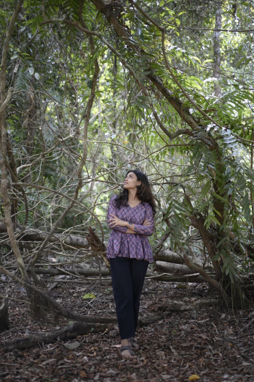 Aliya cut short kurti in modal silk [KU25004]