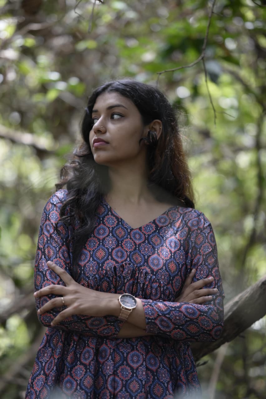 Aliya cut short kurti in modal silk [KU25004]