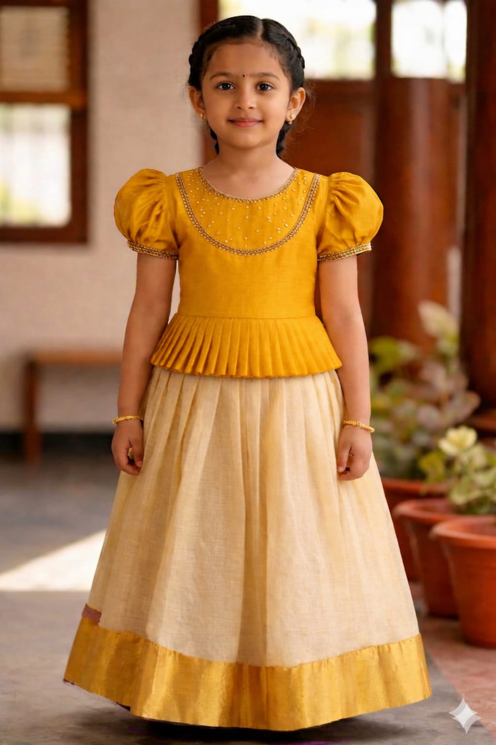 Girls Top & Skirt