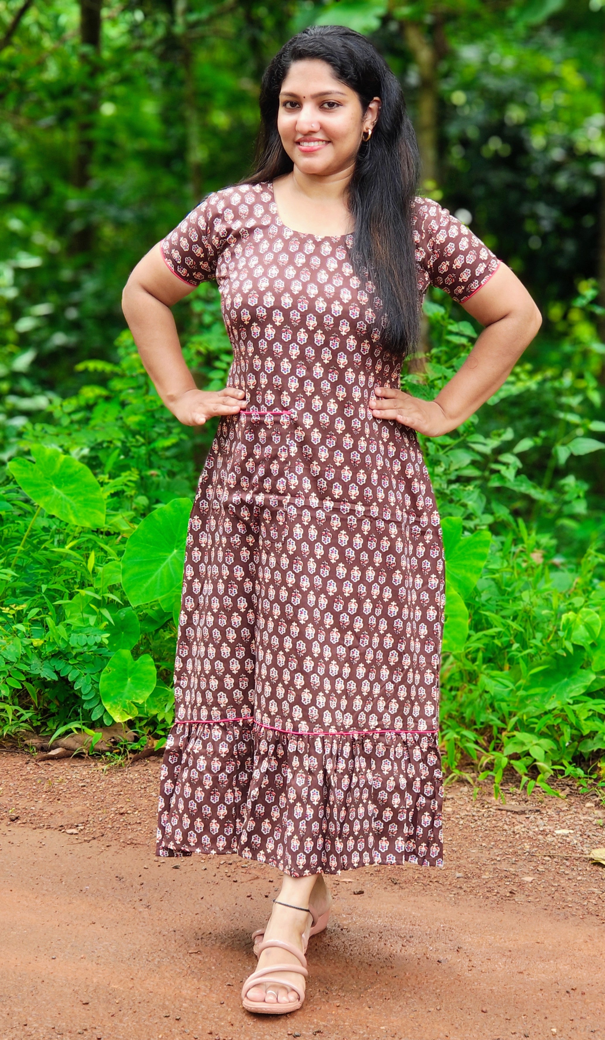 Cotton Frock Nighty [FN26425-430]
