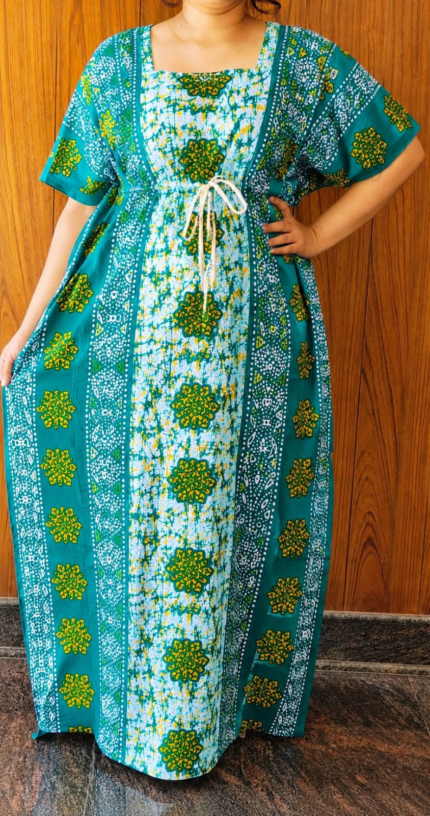 Kaftan Nighty-Ajrakh [KF26014-018]