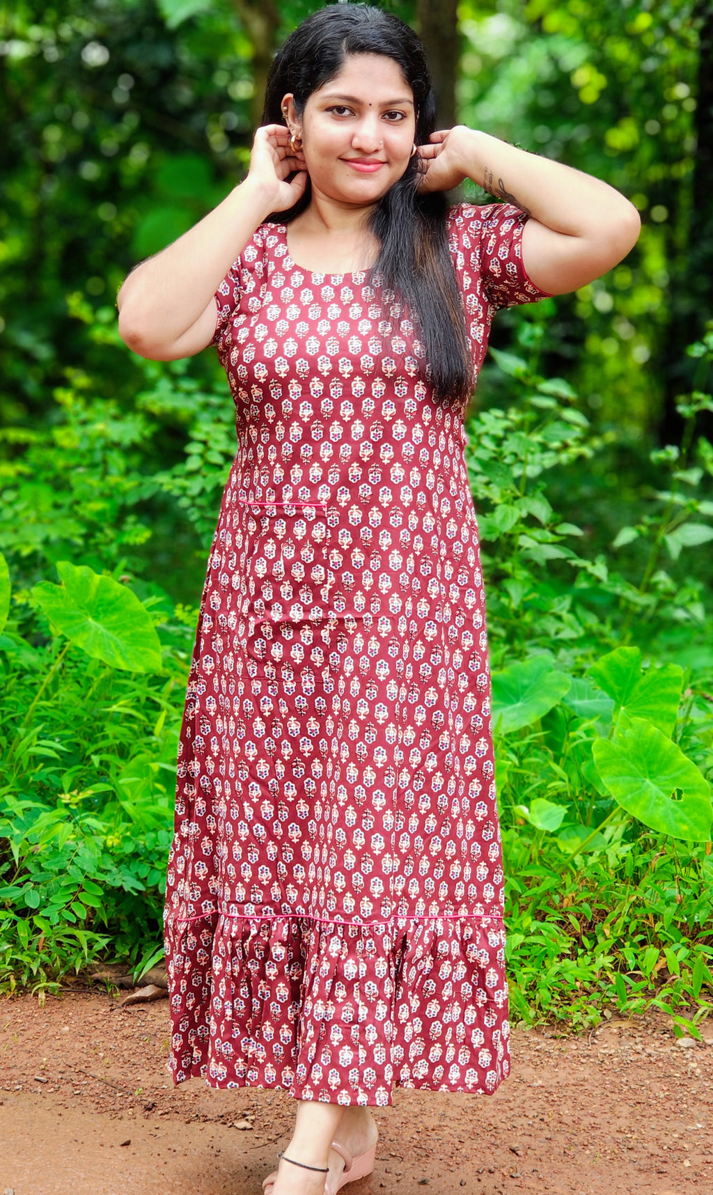 Cotton Frock Nighty [FN26425-430]