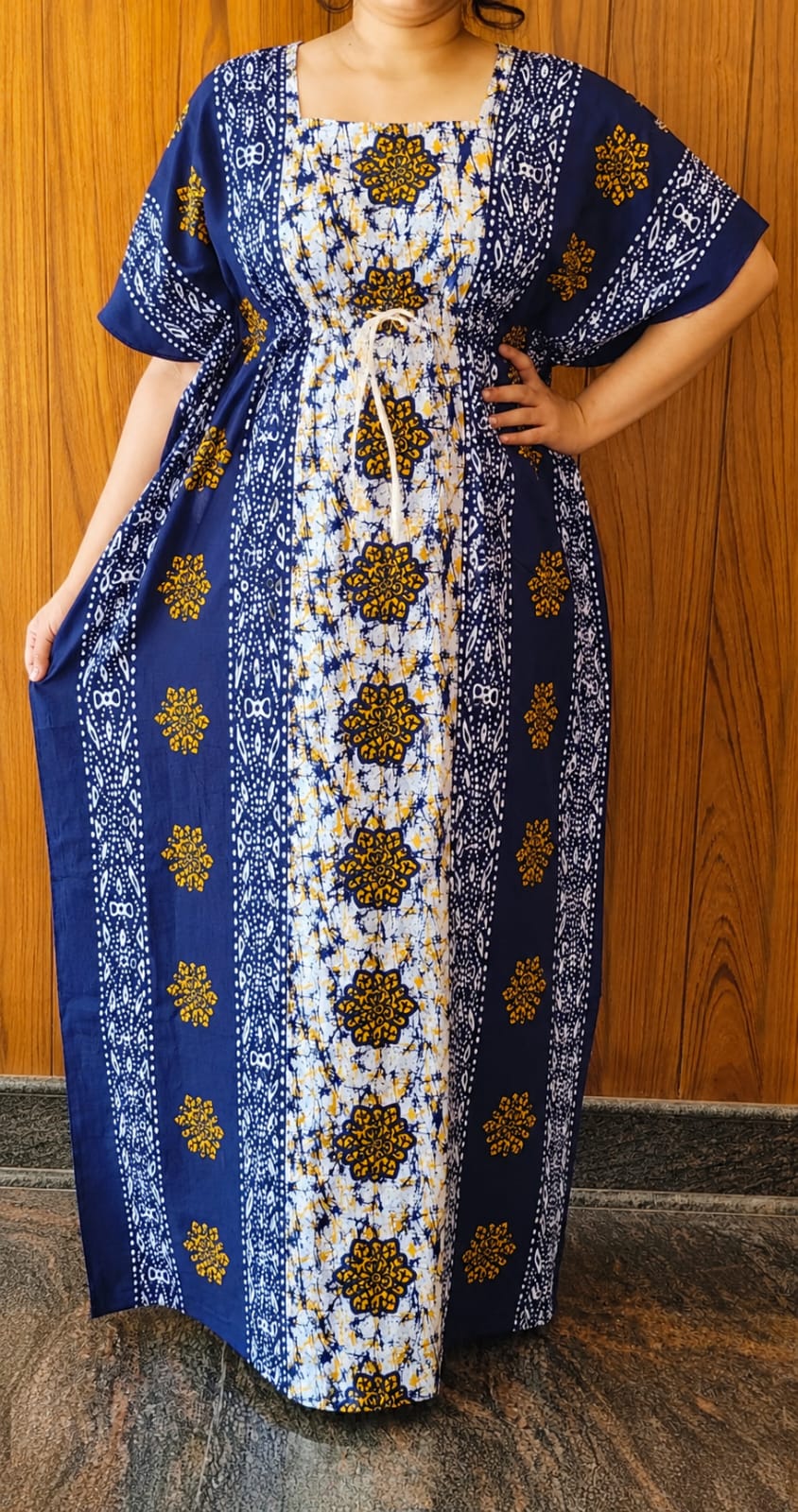 Kaftan Nighty-Ajrakh [KF26014-018]