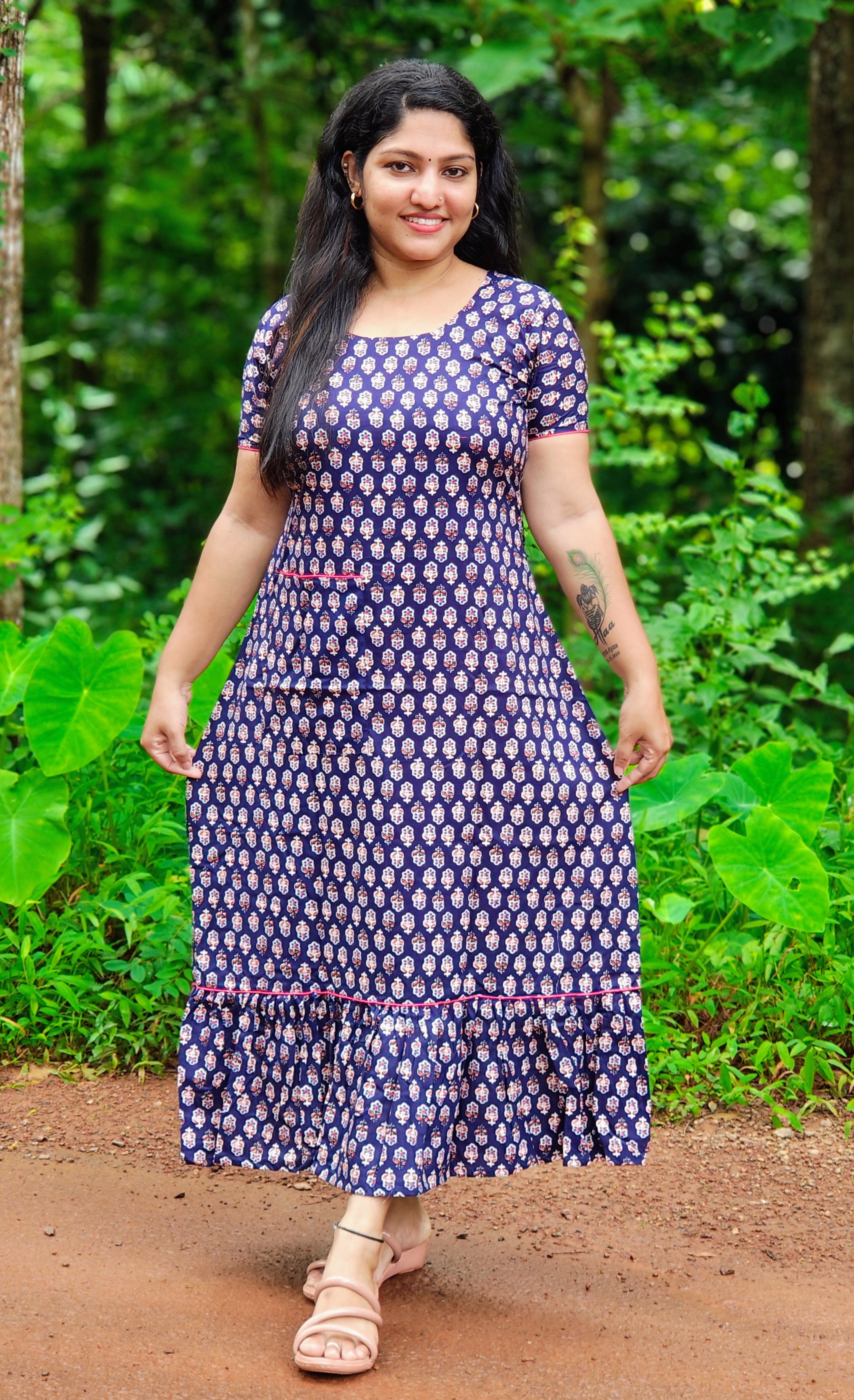 Cotton Frock Nighty [FN26425-430]