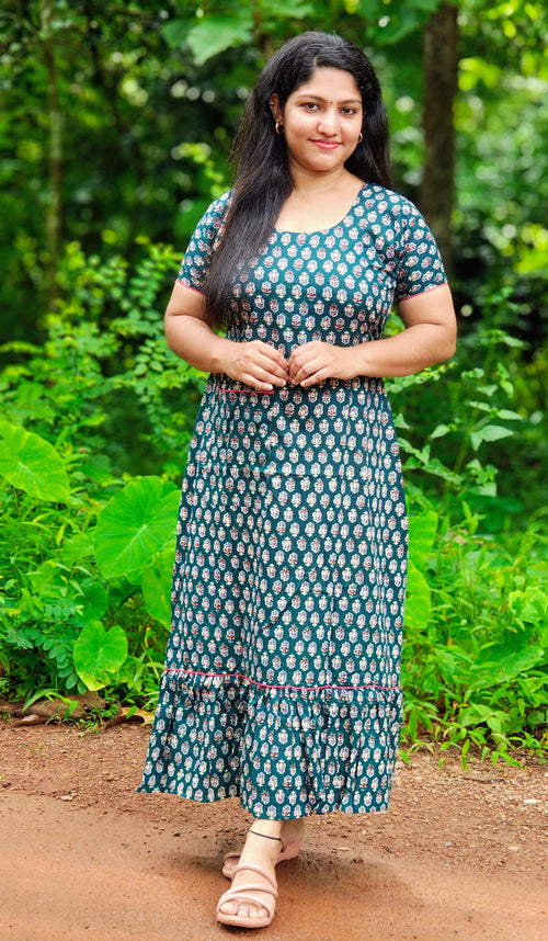 Cotton Frock Nighty [FN26425-430]