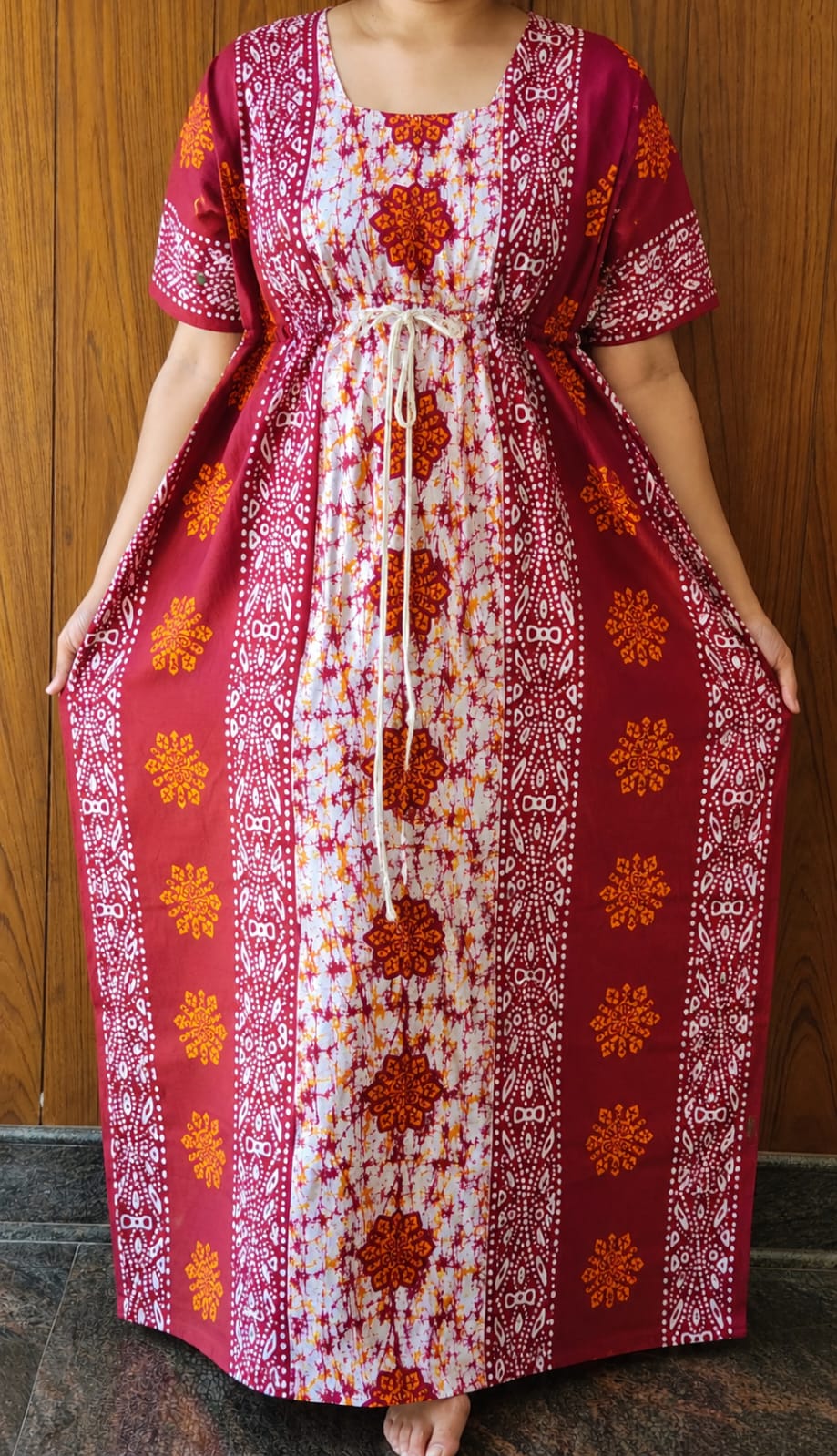 Kaftan Nighty-Ajrakh [KF26014-018]